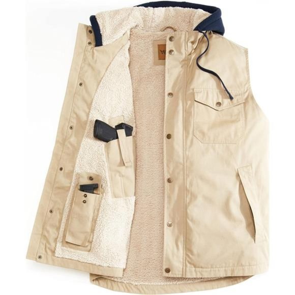 Venado Yukon Trail Concealed Carry Hooded Vest for Men - Picture 3 of 6